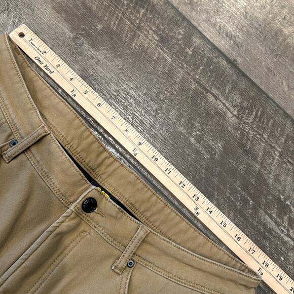 Caterpillar Men's Fleece Lined Canvas Pants Brown Canvas Size 38x30 - Picture 6 of 12